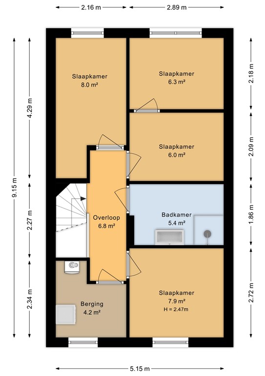 mediumsize floorplan
